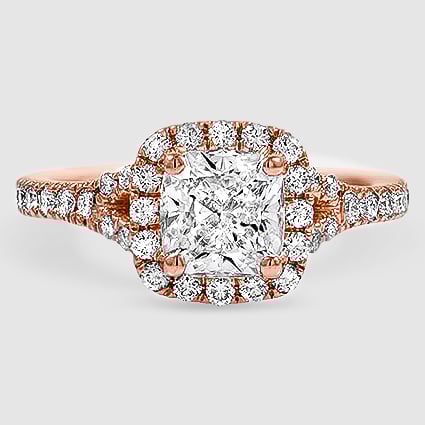 14K Rose Gold joy half-coverage 