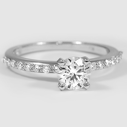 Designer Engagement Ring | Petite Shared Prong | Brilliant Earth