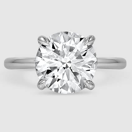 Platinum elodie 1.8mm solitaire 