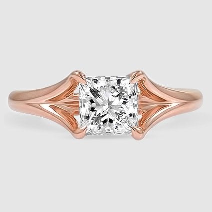 14K Rose Gold reverie solitaire 