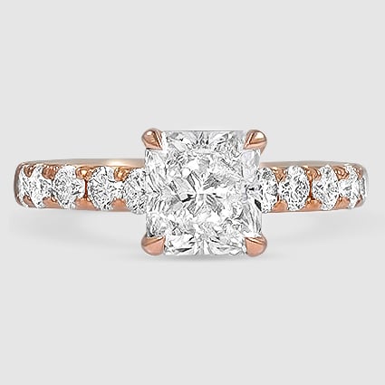 14K Rose Gold anthology half coverage 