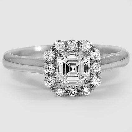 Platinum lotus flower halo 