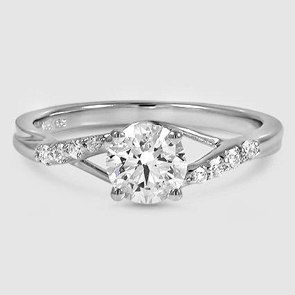 18K White Gold chamise 