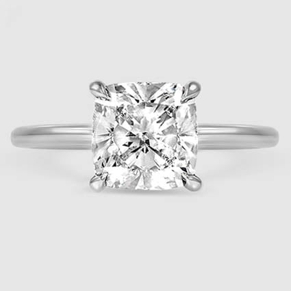 Platinum elodie 1.8mm solitaire 