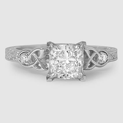 18K White Gold aberdeen celtic 
