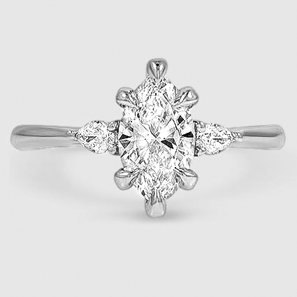 Platinum aria three stone 