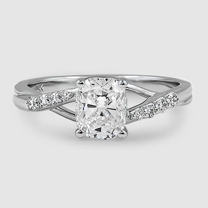 18K White Gold chamise 