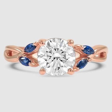 14K Rose Gold willow 
