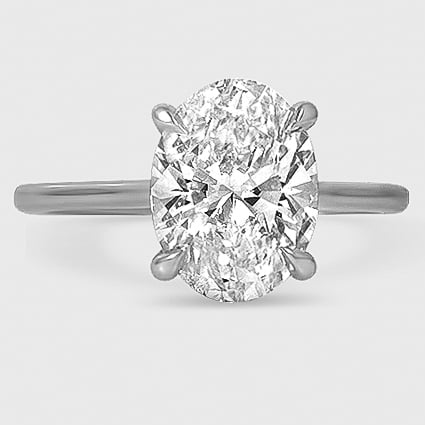 Platinum 1.4mm provence solitaire 