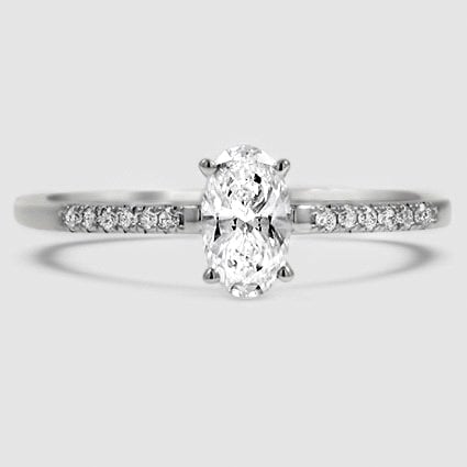 18K White Gold sonora 