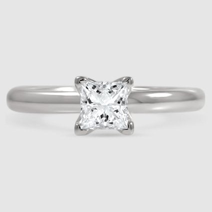 18K White Gold comfort fit 2.5mm 