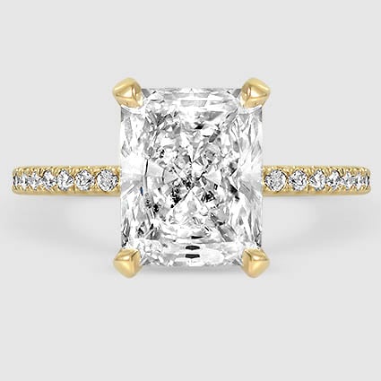 18K Yellow Gold demi three-quarter coverage 