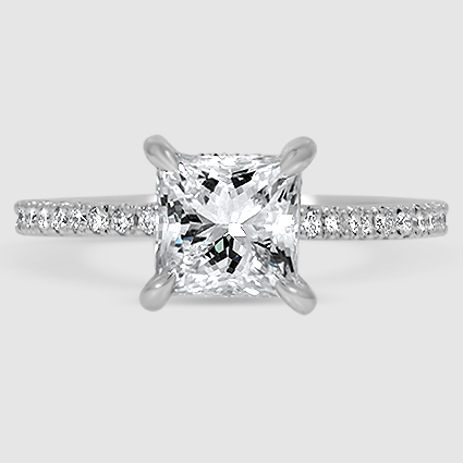 Product ID 4054081 18K White Gold viviana three-quarter coverage 