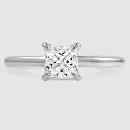 Platinum elodie 1.8mm solitaire 