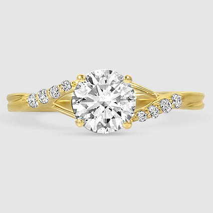 18K Yellow Gold chamise 