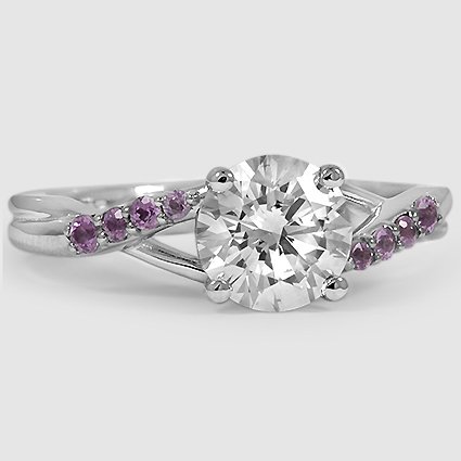 Platinum chamise (Modified with Purple Sapphire Accents)