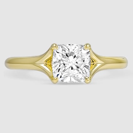 18K Yellow Gold reverie solitaire 