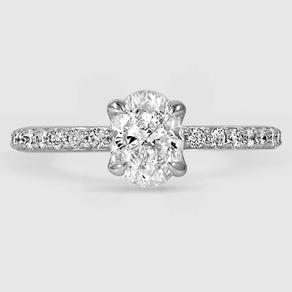 18K White Gold luxe elodie 