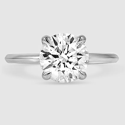 Platinum hazel solitaire 