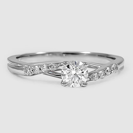 18K White Gold chamise 