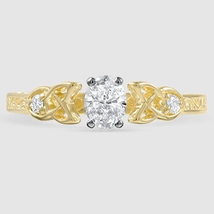 18K Yellow Gold aberdeen celtic 