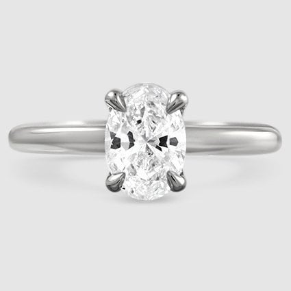 Platinum elodie 1.8mm solitaire 