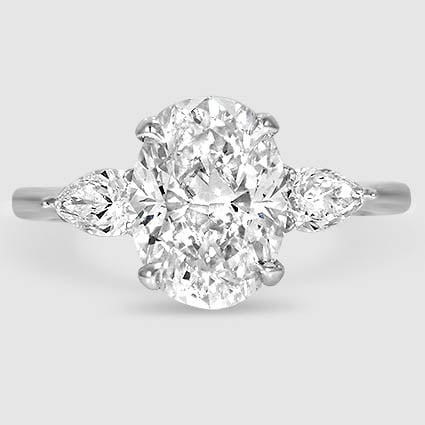 Elegant 1 Carat - Square Cut Diamond - Twisted Band - Pave - Double Halo  Engagement Ring - 10K White Gold 