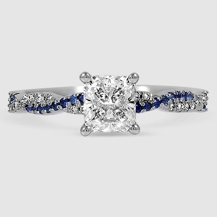Platinum petite luxe twisted vine 