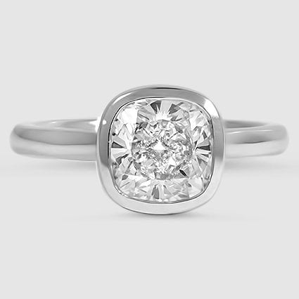 Platinum luna 2mm bezel 