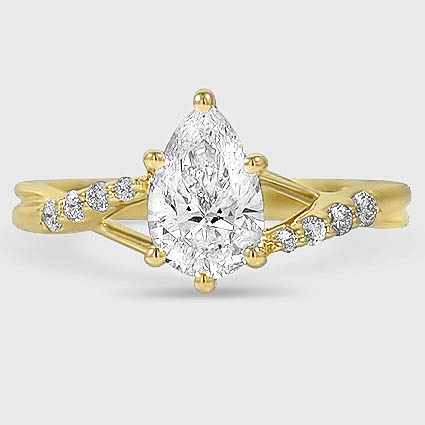 18K Yellow Gold chamise 