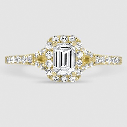 18K Yellow Gold joy half-coverage 