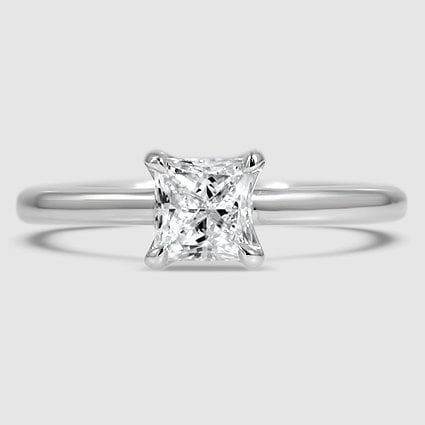 Platinum elodie 1.8mm solitaire 