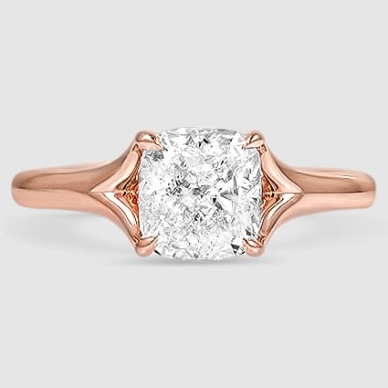 14K Rose Gold reverie solitaire 