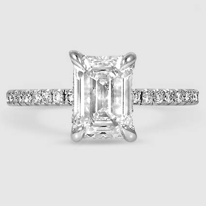 Product ID 4054081 18K White Gold viviana three-quarter coverage 