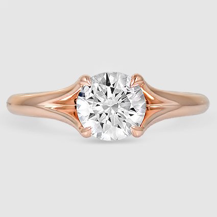 14K Rose Gold reverie solitaire 