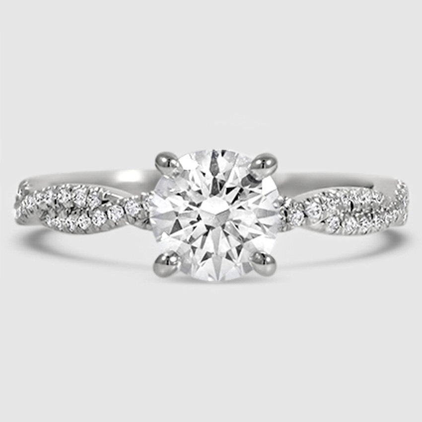 Platinum petite luxe twisted vine 