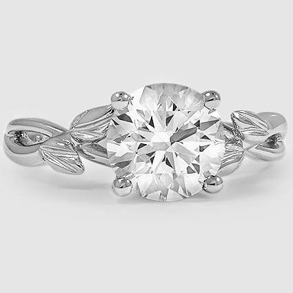 Product ID 1152801 Platinum budding willow solitaire 