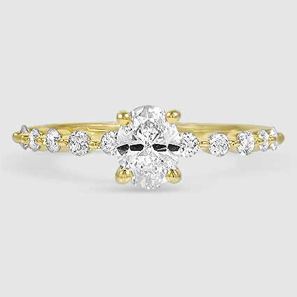 18K Yellow Gold marseille half coverage 