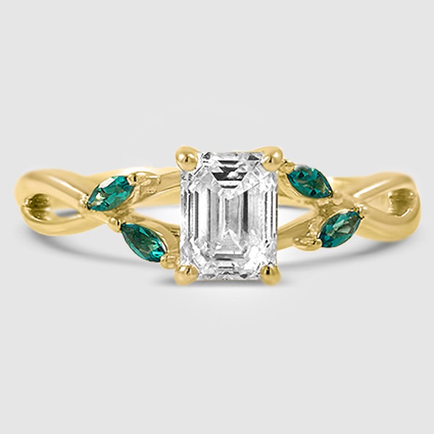 18K Yellow Gold willow 