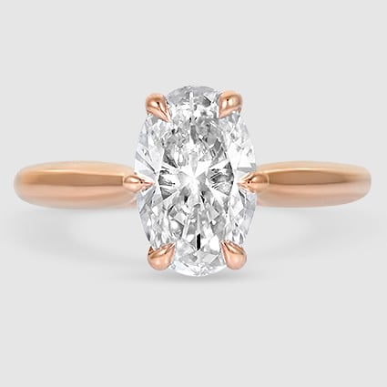 14K Rose Gold catalina solitaire 