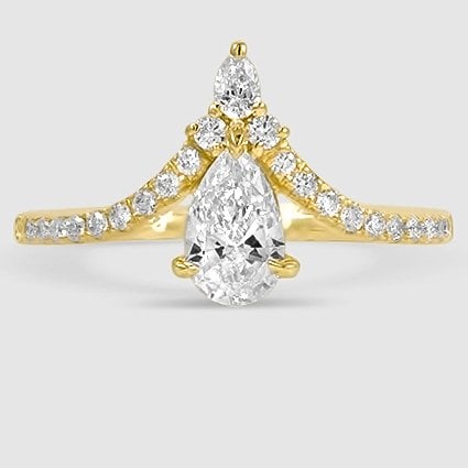 18K Yellow Gold nouveau 