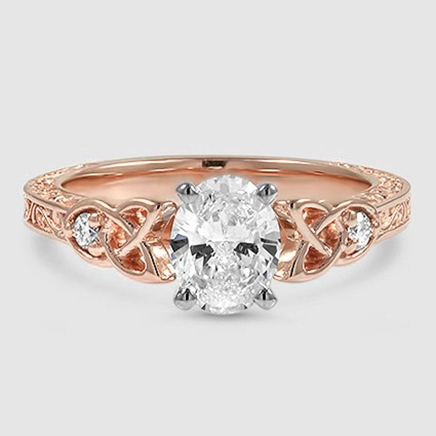 14K Rose Gold aberdeen celtic 