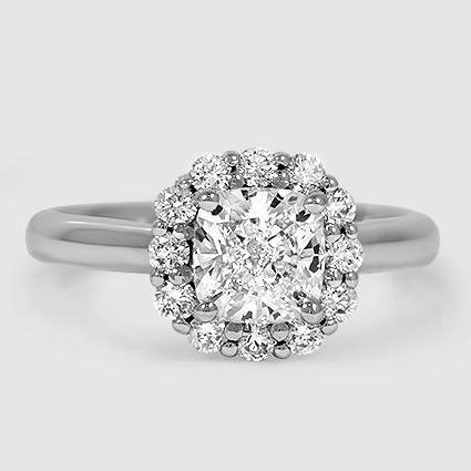 Platinum lotus flower halo 