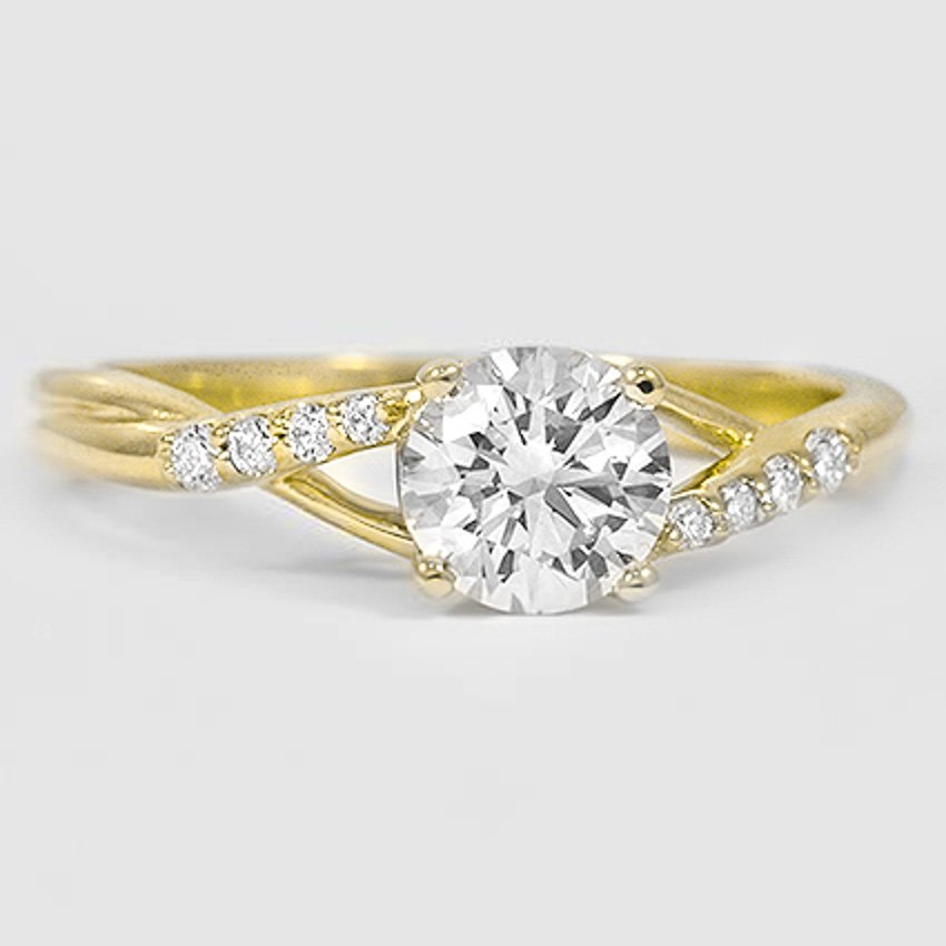 18K Yellow Gold chamise 