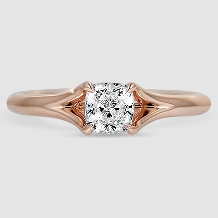 14K Rose Gold reverie solitaire 