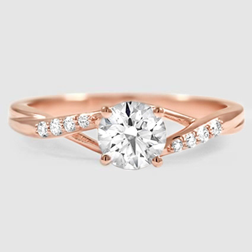 14K Rose Gold chamise 