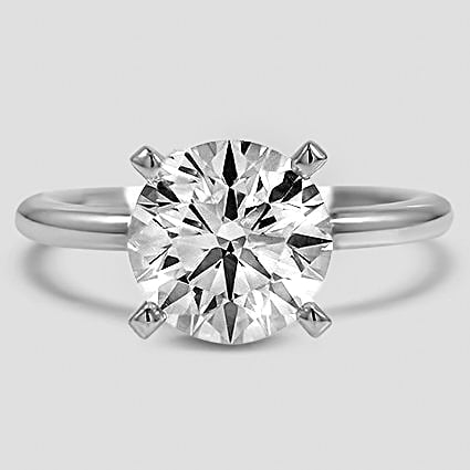 Platinum four-prong comfort fit 1.5mm 