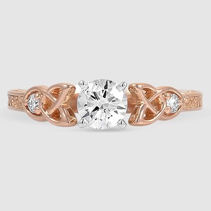 14K Rose Gold aberdeen celtic 