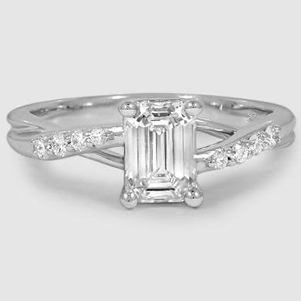 18K White Gold chamise 