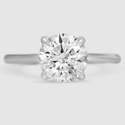 Platinum hazel solitaire 